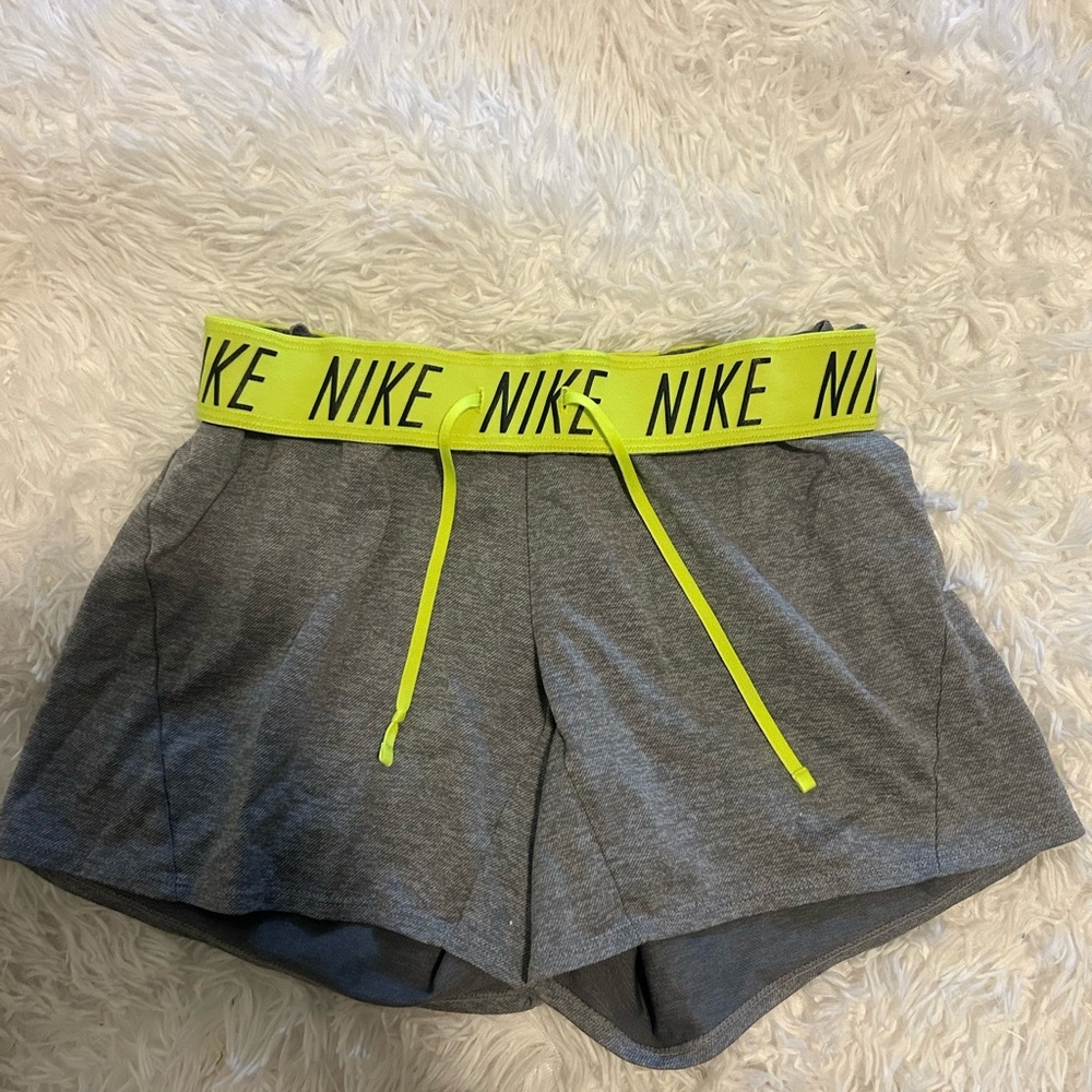 Nike neon shorts, size extra small